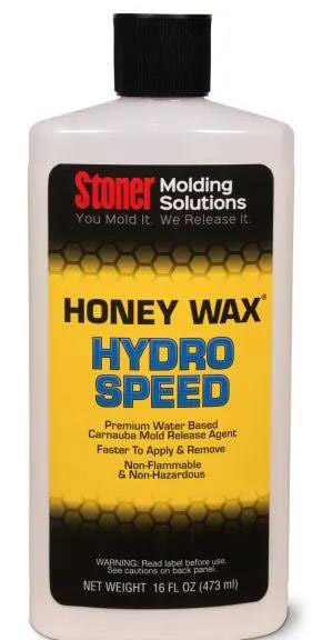 Stoner HoneyWax®Hydro Speed是一種高固含量的水性乳液，不含任何溶劑，旨在代替?zhèn)鹘y(tǒng)的高級涂蠟作為復合材料行業(yè)中的脫模劑。